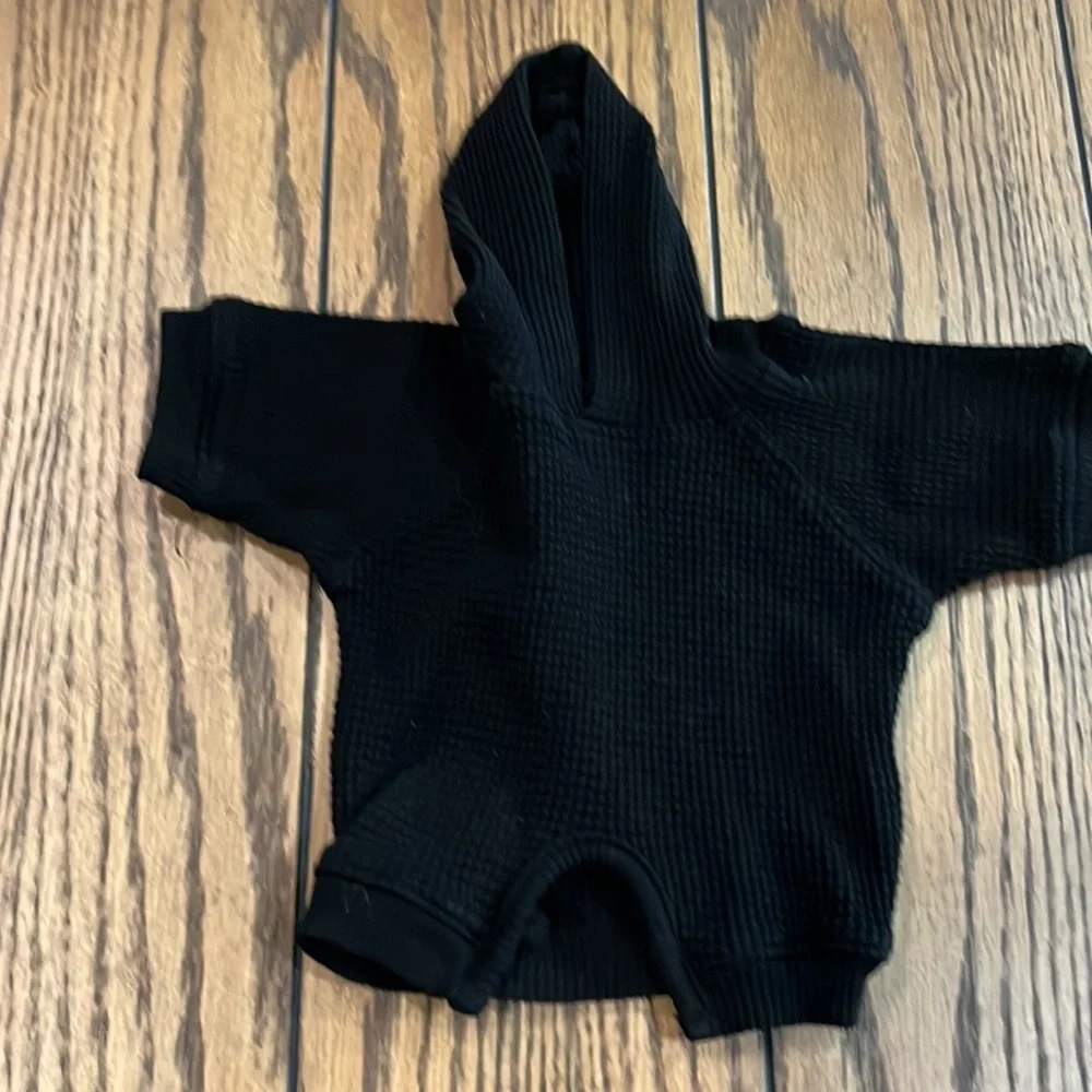 Doggie hoodie in black rock  Star💙🐶